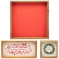 thumbnail image 2 of Northlight Wooden "Merry Christmas" Plaques and Serving Tray with Handles - 16" - Set of 3, 2 of 9