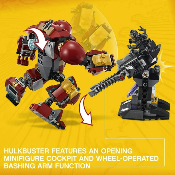 LEGO Super Heroes the Hulkbuster Smash up 76104 Building Kit 375 Piece Walmart