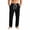 Black, variant on Big and Tall Men's Straight Leg Sweatpants with Pockets Loose Drape Sporty and Casual Pants, S-5XL