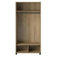 thumbnail image 4 of Home Square 2-Piece Entryway Set with 36" Wide Mudroom Cabinet and 3 Door Wall Cabinet with Hanging Rod in Natural, 4 of 20