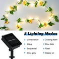 thumbnail image 5 of Qoosea Sunflowers Solar Lights Outdoor Waterproof, Lights Outside Garden Decor, 13ft Artificial Sunflower with LED Lights for Patio Yard Decorations, 5 of 9