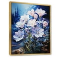 thumbnail image 2 of Designart "pasture Gentian Glory" Floral & Botanical Floater Framed Wall Art Print, 2 of 7
