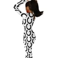 thumbnail image 6 of Black Horseshoes Half Dleeve Split Dress Bride dresses Female clothing, 6 of 6