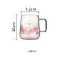 thumbnail image 4 of New Starbucks Pink Sakura Color-changing Glass Coffee Mug Cup With Flower Stick, 4 of 5