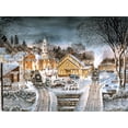 thumbnail image 2 of SUNSOUT INC - Winter Homecoming - 1000 pc Jigsaw Puzzle by Stanton Manlakas - Finished Size 20" x 27" - MPN# 60772, 2 of 5