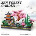 thumbnail image 4 of Zen Garden Building Blocks Set for Adults, Tranquil Garden Micro Bricks with Traditional Pavilions for Housewarmings Gifts & Home Decor, 4 of 6