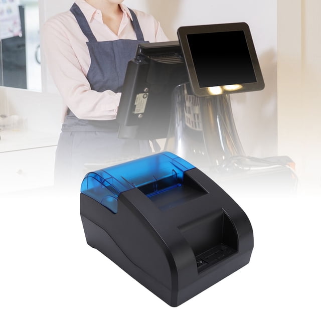 POS Receipt Printer, 58mm USB Thermal Printer, with High Speed 70mm / s Compact Design for Restaurants Kitchens Stores
