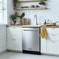 thumbnail image 4 of Large Capacity 24 inch Top Control Built-In Dishwasher with Third Rack – ENERGY STAR Certified, Stainless Steel, 4 of 10