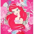 thumbnail image 4 of Disney Princess Girls Ariel Mermaid Graphic Tee and Dolphin Shorts 2-Piece Pink Holiday Outfit Toddlers Kids 3-4T, 4 of 9