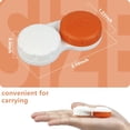thumbnail image 2 of 6PCS Colorful Contact Lens Case, Immersion Kit, Leak-Proof Packaging, Suitable for Outdoor Mini Case Screw Top (Warm Color), 2 of 6