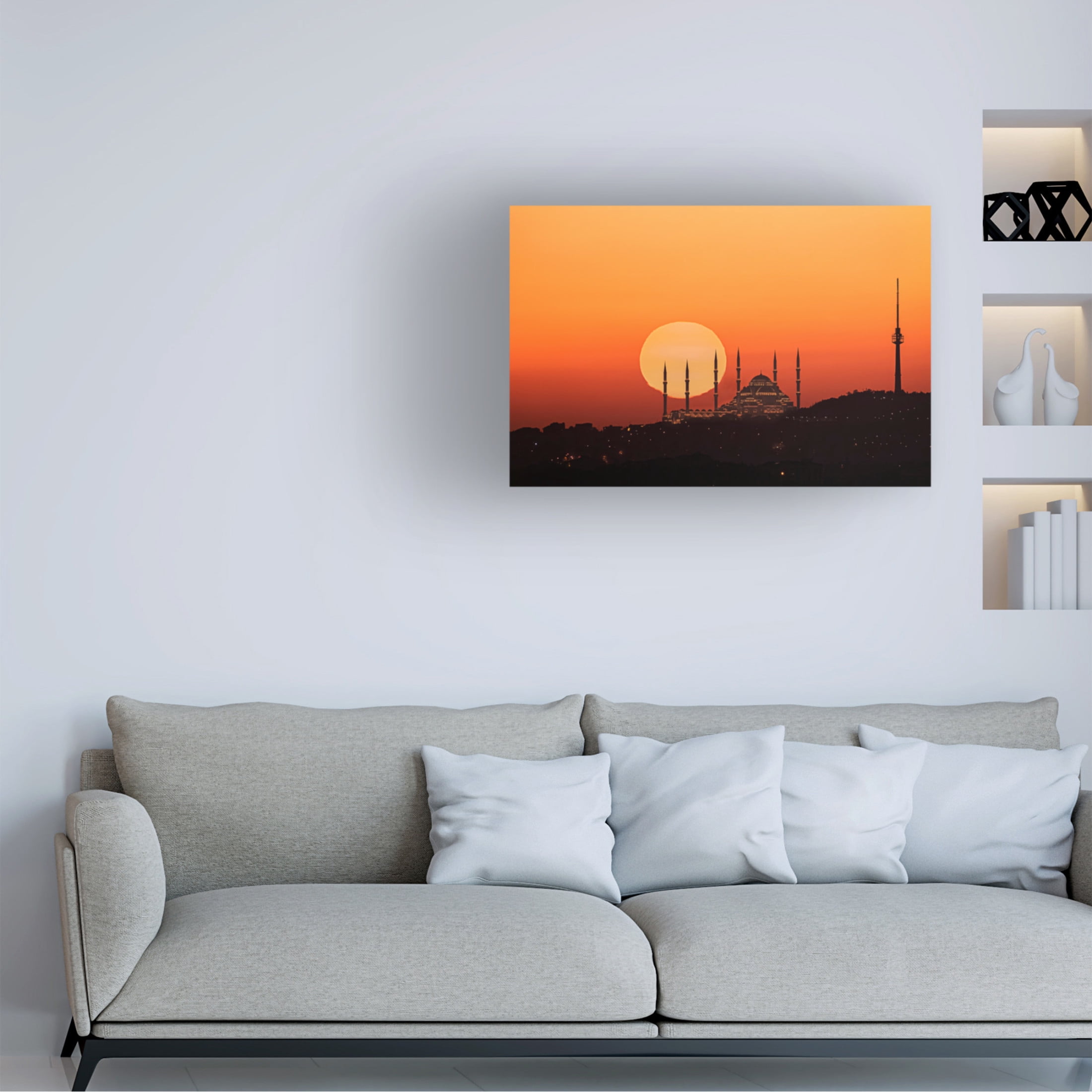 Trademark Fine Art Jie Jin Sunrise In Istanbul Canvas Wall Art