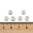 thumbnail image 3 of Brass Grade A Rhinestone Spacer Beads Straight Flange Rondelle Silver Mixed Color 6mm Hole: 1mm diy, 3 of 4