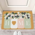thumbnail image 2 of Spring/Summer Floral Flowers Door Mat,Non-Slip Absorbent Mats Super Floor Door Mats for Indoor Outdoor Kitchen, 2 of 6