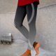 thumbnail image 1 of MKLEKYY Leggings deportivos informales para mujer, pantalones de yoga ajustados con estampado de béisbol, pantalones de entrenamiento informales, 1 of 3