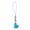 Blue, variant on Luminous Duck Keyring Keychain Adorable Decoration Accessory for All Ages