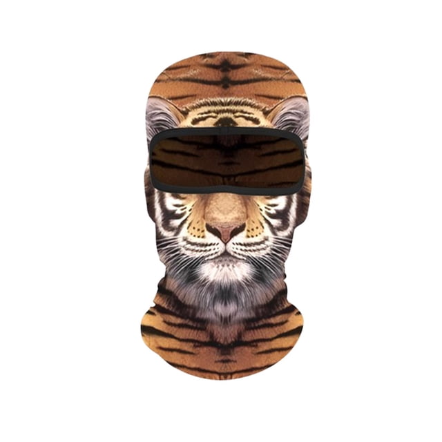 Pasamontañas para el cuello, máscara facial con estampado de animales para hombres y mujeres, para montañismo, esquí, pesca y deportes al aire libre Estilo B