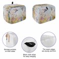 thumbnail image 5 of Spring Floral Toaster Cover 2 Slice, Pastoral Rustic Hummingbird Botanical Dustproof Bakeware Oven Protector with Top Hook, Waterproof Small Kitchen Appliance Toasters Dust Cover, 12"x7.5"x8", 5 of 9