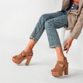 thumbnail image 2 of Zapatos de moda de verano para mujer, zapatos de tacón alto con suela gruesa, sandalias de boca de pez Wmkox8yii shjk1994, 2 of 4