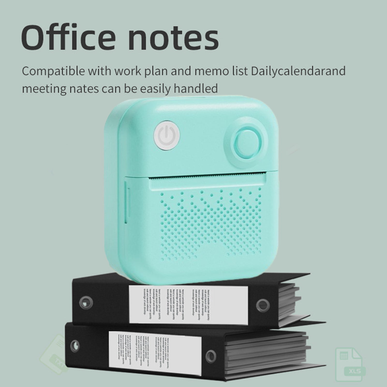 RAPOBRIX Label Maker Machine, Portable Small Bluetooth Thermal Label Printer, Mini Printer Wireless Labeler for Small Business Tape Barcode Storage Mailing Office Home School