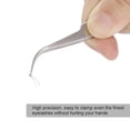 thumbnail image 5 of Pinzas para extensión de pestañas, pinzas profesionales de acero inoxidable, pinzas para pestañas postizas, pinzas para pestañas, eficiencia maximizada, 5 of 5