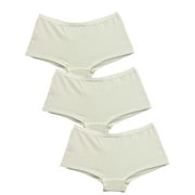B2BODY Women's Panties Organic Cotton Boyshorts Small to Plus Sizes 3 Pack