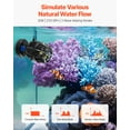 thumbnail image 2 of VEVOR Aquarium Wave Maker with Controller 20W DC 24V Powerhead with Magnetic Base, 2 of 9