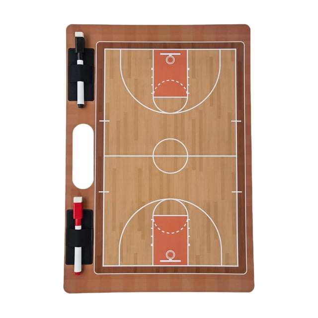 Tablero de entrenamiento de baloncesto Basket Ball Portapapeles Marcador borrable Borrado para enseñar Juegos Plan Demostración Técnicas de SM SunniMix Junta de Entrenadores de Baloncesto