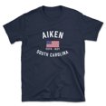 thumbnail image 1 of Aiken South Carolina Patriot Men's Cotton T-Shirt, 1 of 1