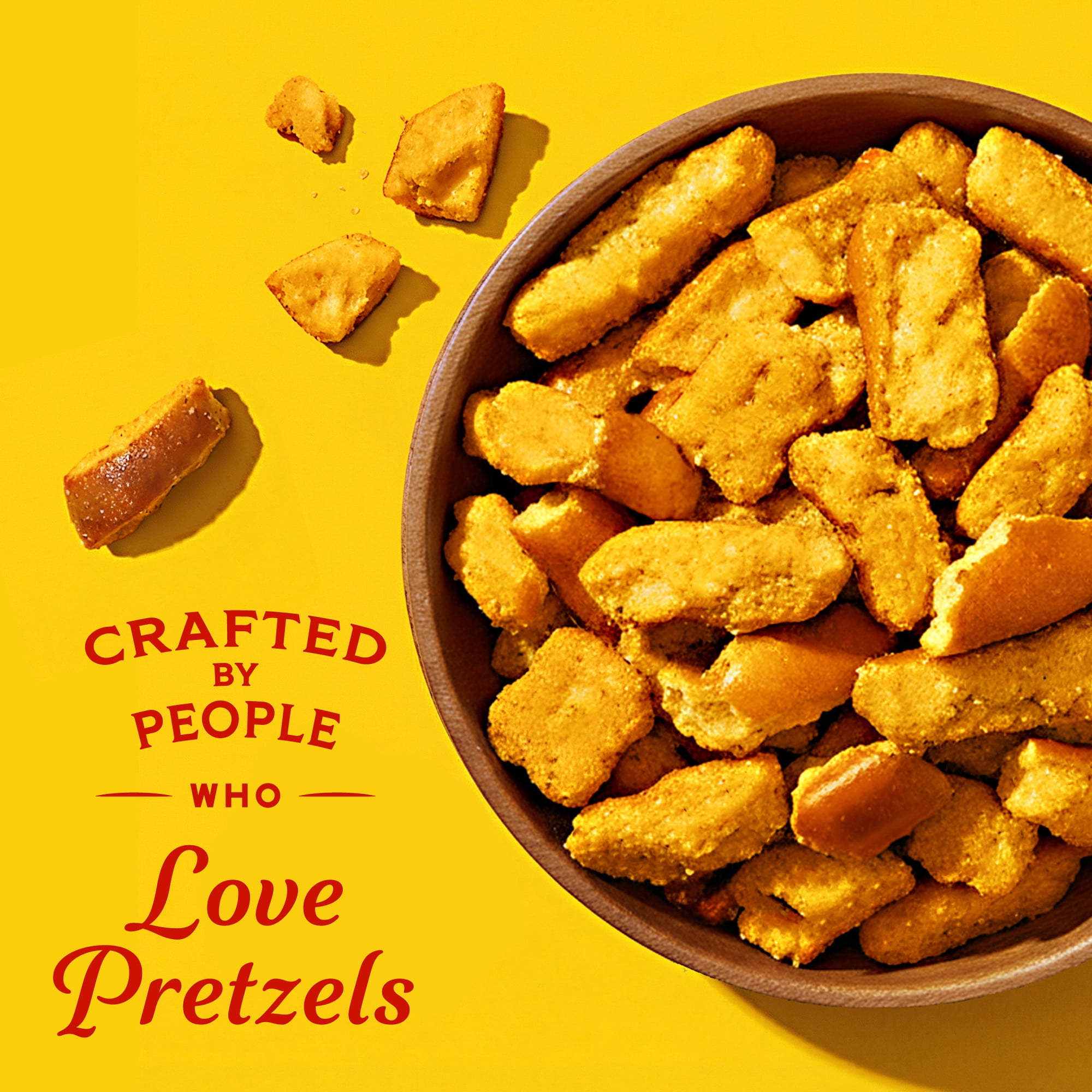 (3 pack) Snyder's of Hanover Cheddar Cheese Flavored Pretzel Pieces, 11.25 oz Bag