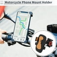 thumbnail image 2 of Soporte para Teléfono de Motocicleta Unique Bargains para Montaje en Manillar 4.7-7.2" Negro Naranja, 2 of 7
