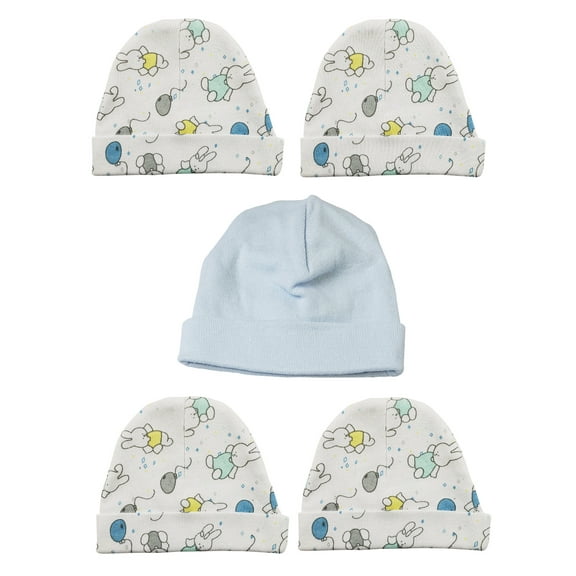 Bambini Boys Baby Caps (Pack of 5)