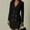 Black, variant on Women Blazer Set Solid Color Long Sleeve Notch Lapel Double Breasted Button Blazer Dress with Pockets Casual Work Office Events Blazer Dresses
