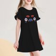 thumbnail image 2 of Pyjama Fille Robe Chemises de Nuit T-Shirts Robe de Printemps Décontractée Noire 10-12 Ans, 2 of 6