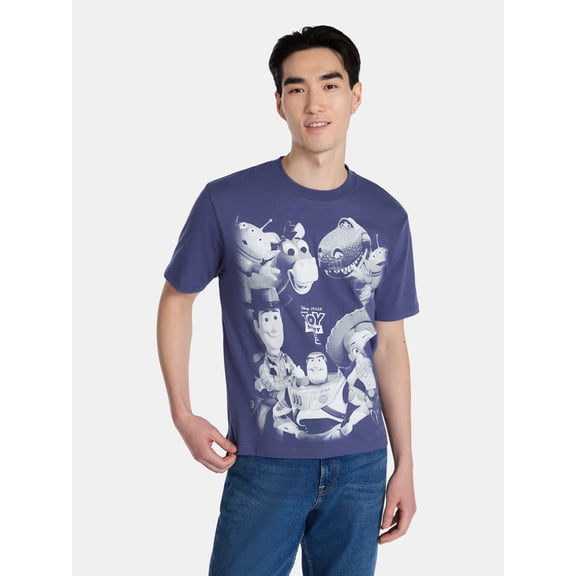Toy Story 5 Men's and Big Men's Graphic Tee, Sizes XS-3XL