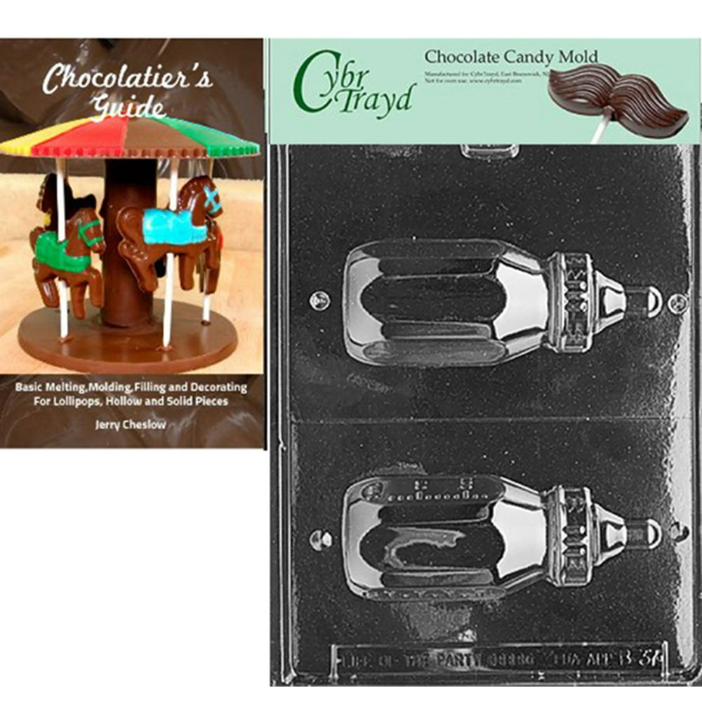 Cybrtrayd 4Ounce Baby Bottle Baby Chocolate Candy Mold with Our