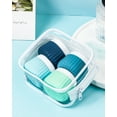 thumbnail image 4 of Micebay Travel Containers for Toiletries 4 Pack, TSA Approved Travel Size Toiletries, Portable Size Containers, With Clear Bag Leak Proof Silicone Jars, Essentials Creams Jars Carrying Small Items, 4 of 16