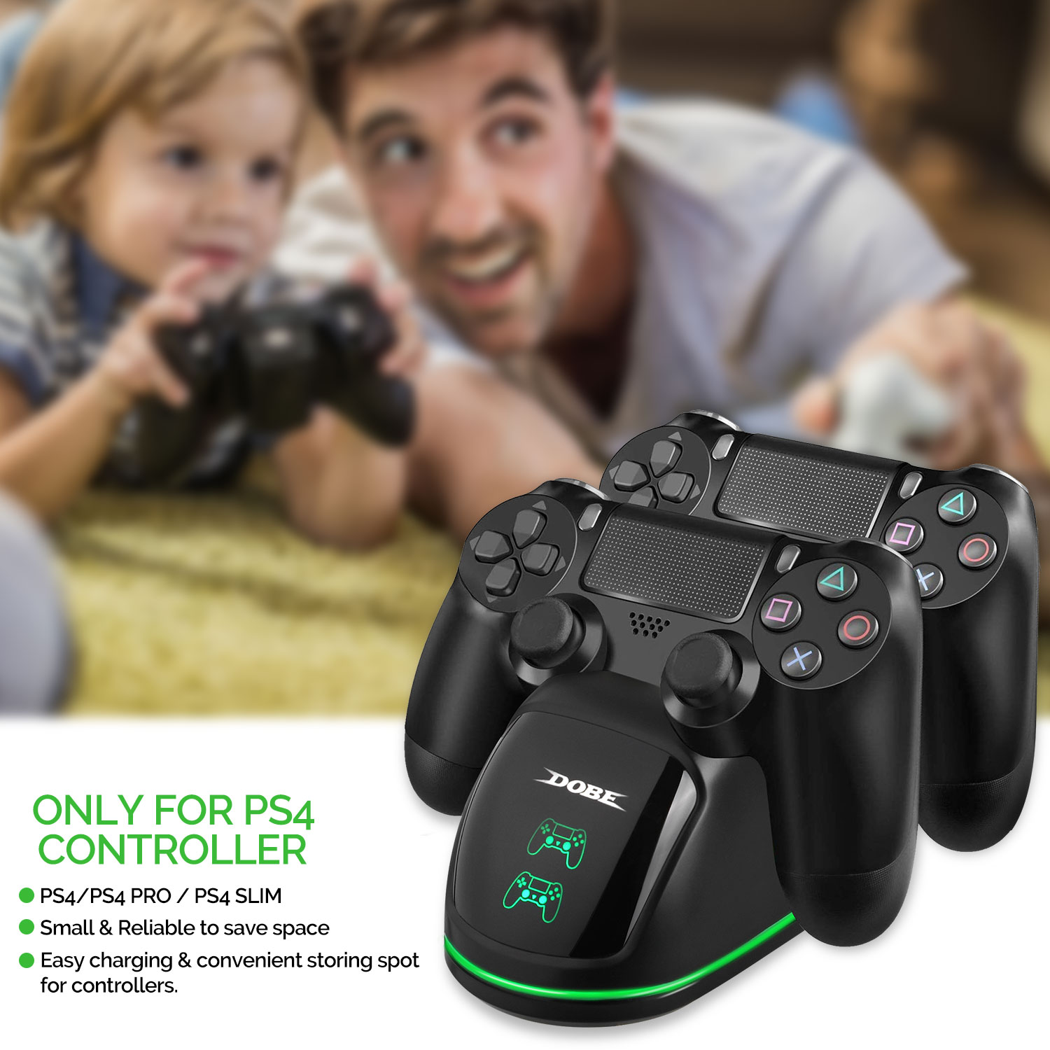 TSV Dual Controller Charging Station for PS4 photo 3