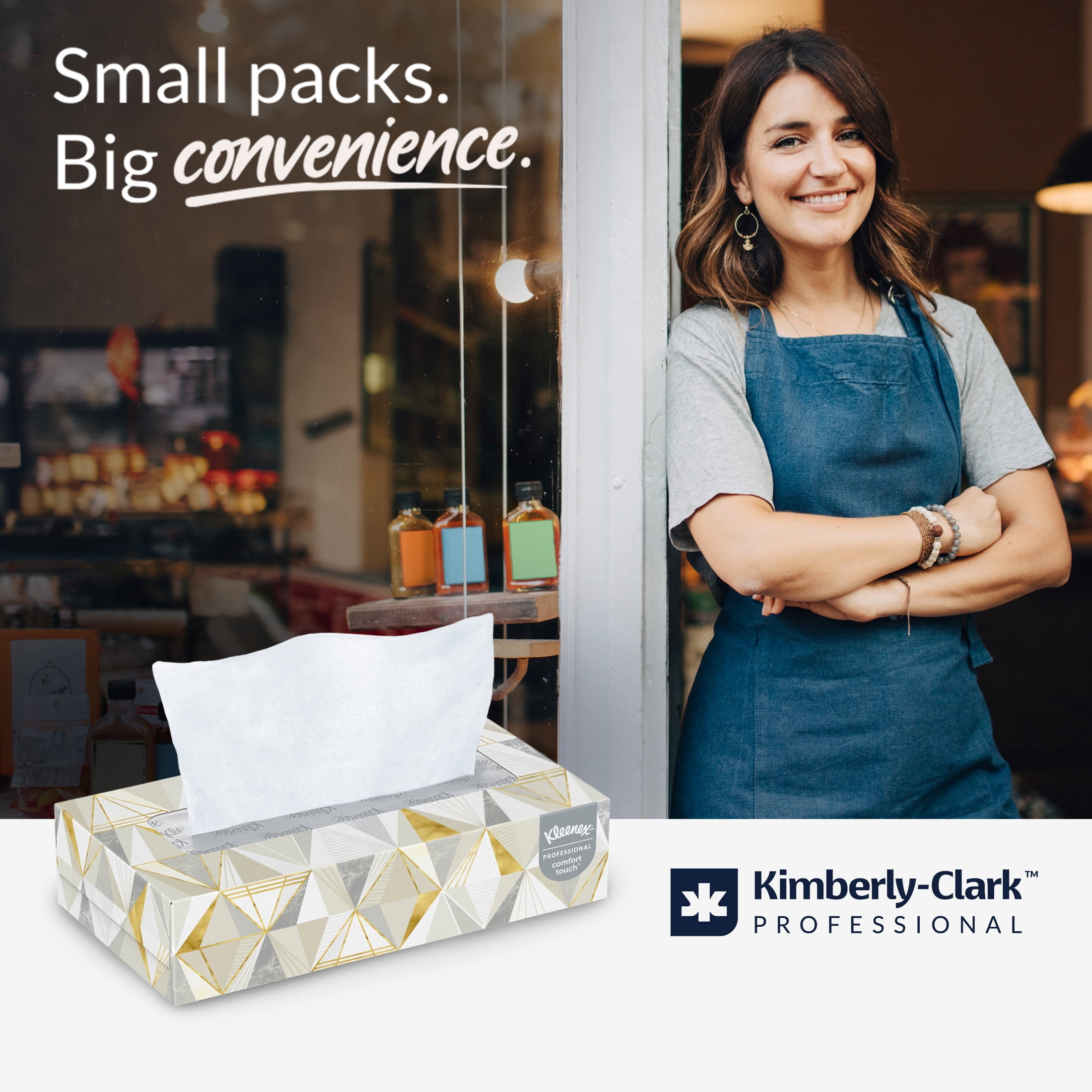 Kleenex, Facial Tissue, 03076, 2-Ply White Flat Box - Walmart.com