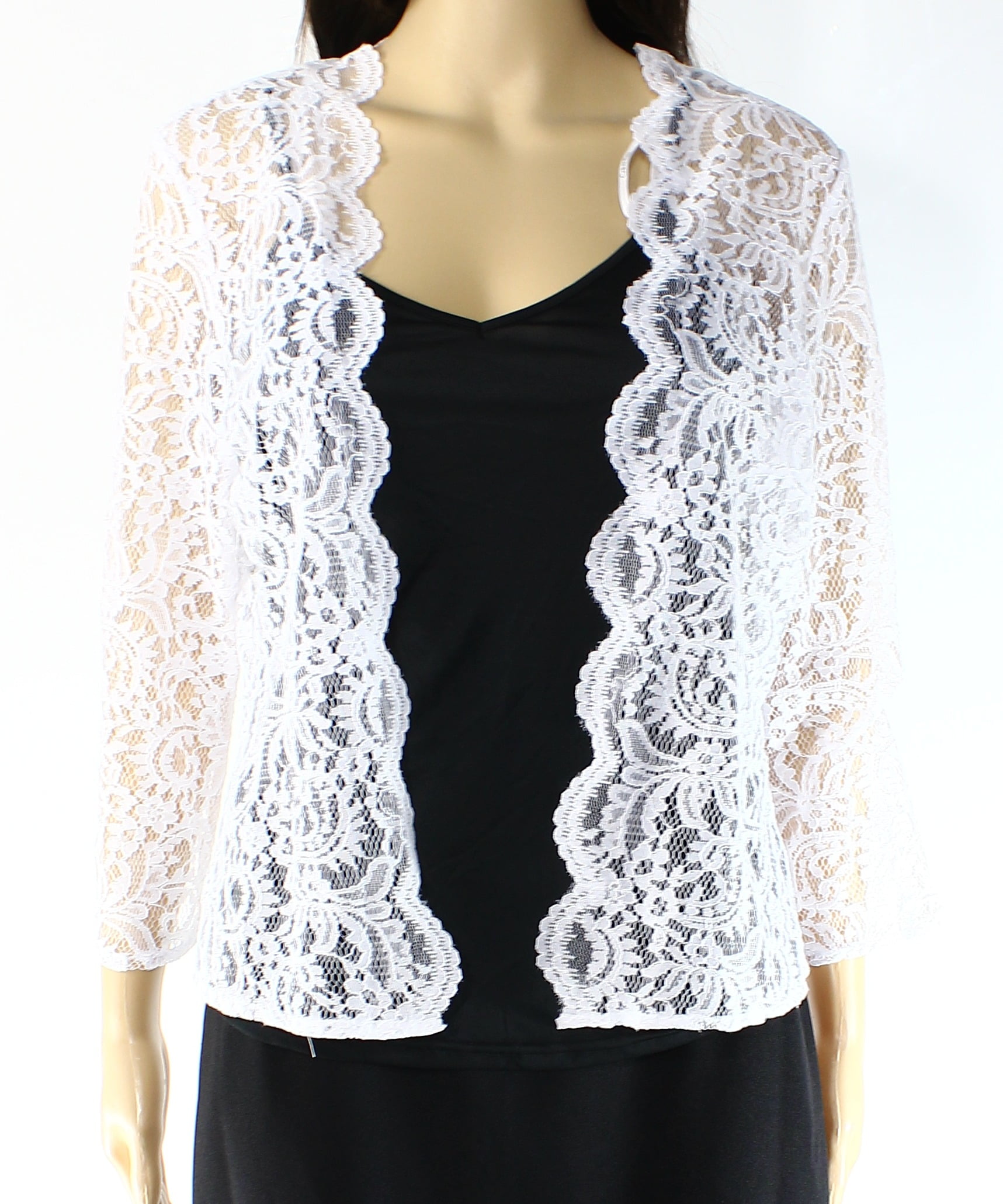 Calvin Klein Calvin Klein NEW White Womens Size Medium M Lace