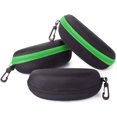 thumbnail image 1 of HAHDAXIA 3 Pack Sunglasses Case, Portable Travel Zipper Eyeglasses Case Hook, 1 of 6
