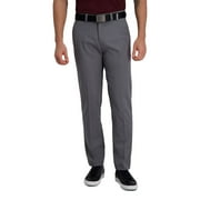 Men's Haggar® Cool Right® Performance Flex Straight-Fit Flat-Front Pants Color: Heather Gray Size: 36X30