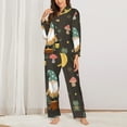 thumbnail image 2 of Naloa Gnome Insect Frog Pajamas for Women Set, Womens Pajama Sets, Lounge Sets for Women, 2pjs for Women-XX-Large, 2 of 7