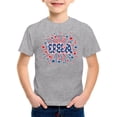 thumbnail image 4 of KHONTS Americans Flag Shirts for Kids 4th of July USA Printed T Shirt Casual Short Sleeve American T-Shirt Tops,Size 2-12 Years Grey 120, 4 of 4
