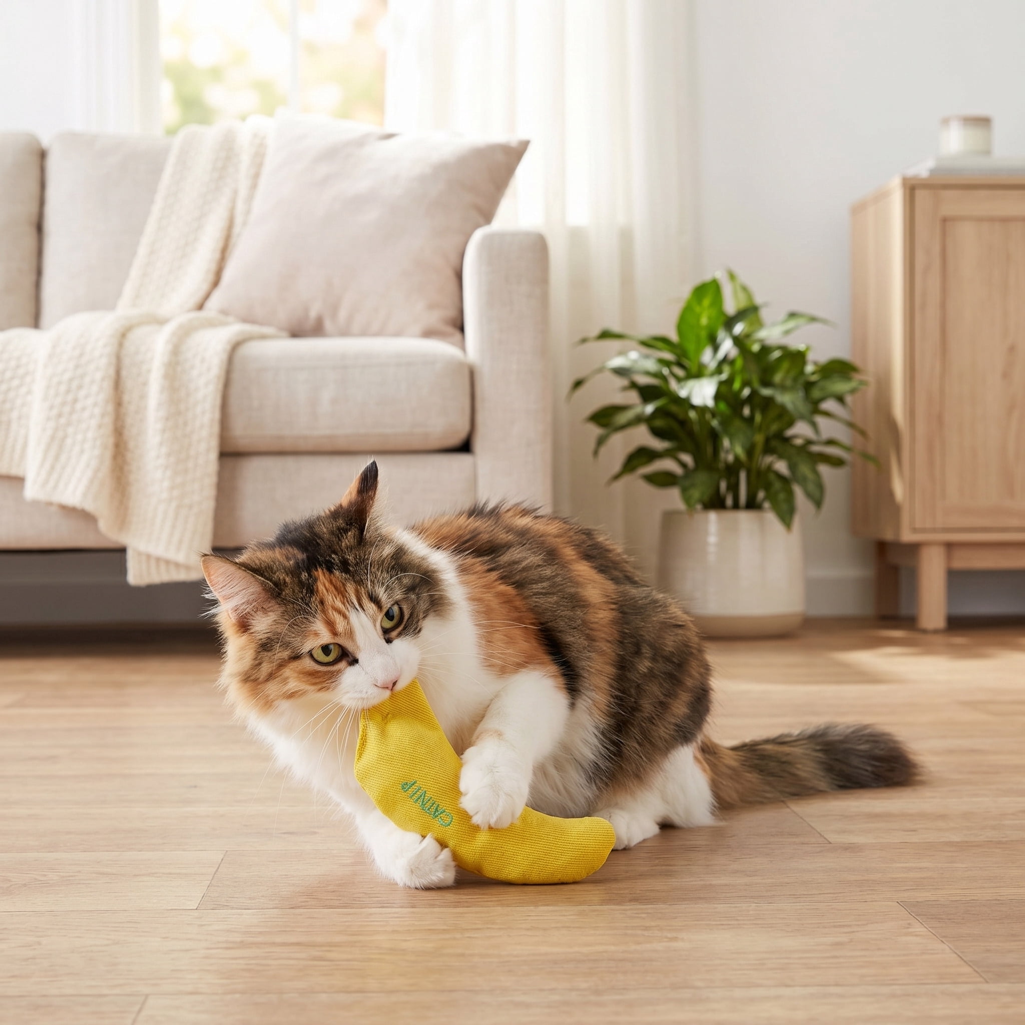 Vibrant Life Catnip Banana Cat Toy