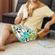 thumbnail image 5 of Fotbe Funny Dinosaurs on Stripes Pantalones Cortos de Pijama para Hombre, Ropa de Dormir, Pantalones de Pijama Cortos para Hombre-Medium, 5 of 6
