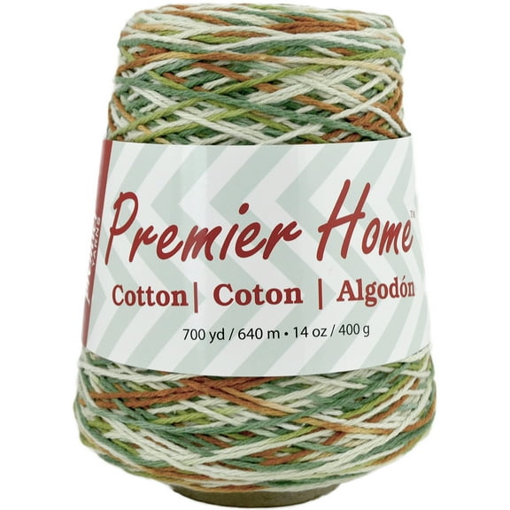 Premier Home Woodland Cotton Classic Yarn Cone, 700 yards