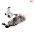 thumbnail image 2 of 1pcs Mini Simulation Fox Toy Lifelike Squatting Fox Model Gift Animals Figures, 2 of 5