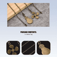 thumbnail image 5 of 4Pcs Ceiling Fan Pull Chain Set,Bulb and Pattern Extension Pendant 12 Inch(Antique Bronze), 5 of 9