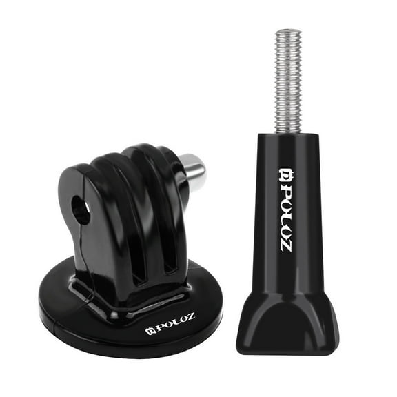 PULUZ Camera Tripod Mount Adapter with Long Screw for GoPro, Insta360, DJI and Other Action