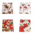 thumbnail image 4 of Injueey Camino de Navideño Frutos Rojos Sombrero Anciano Cabeza Burdeos Flores Blancas Type1 NO1, 4 of 6